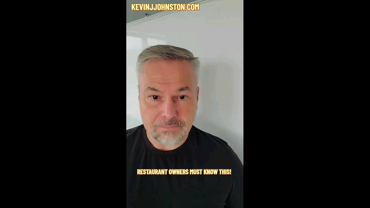 RESTAURANT OWNERS PAY ATTENTION