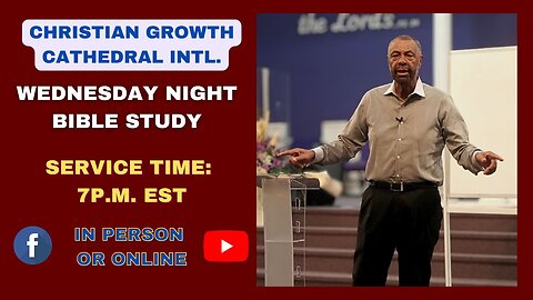 C.G.C. Wednesday Night Bible Study (September 17th 2025)