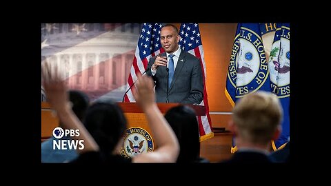 House Democratic leaders hold briefing as GOP works to push budget bill