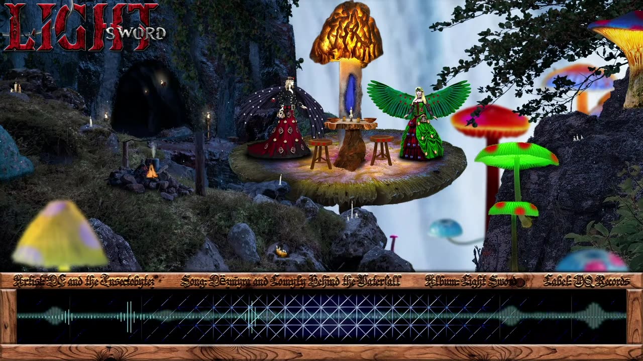 DC and the Insectobytez - Dëzmyra and Lomyly Behind the Waterfall