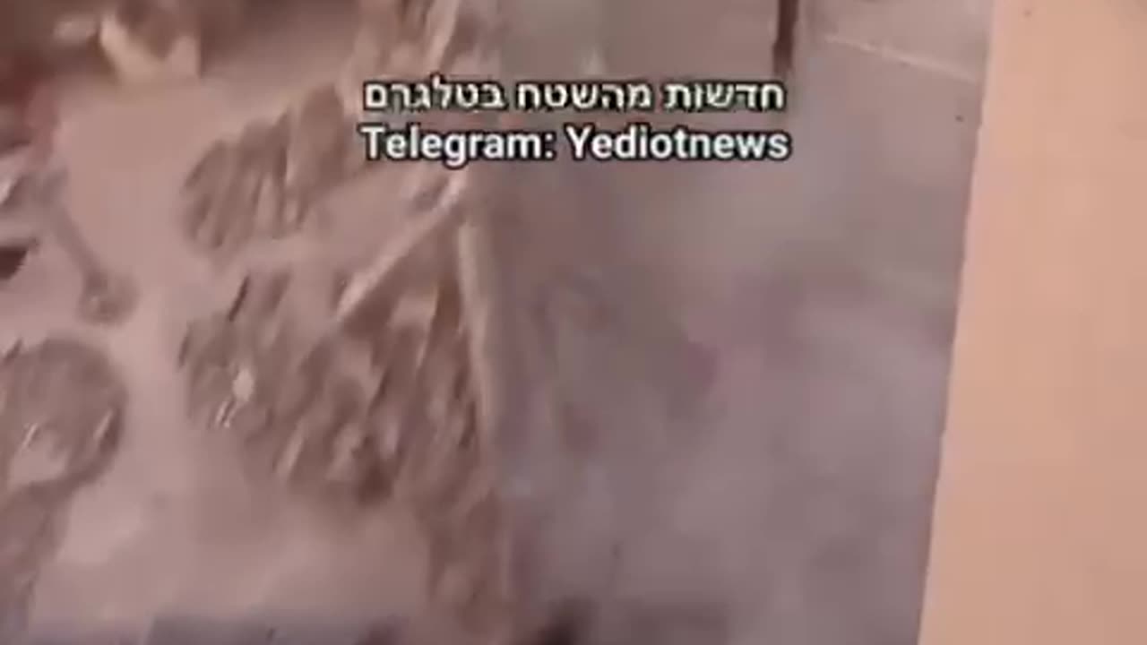 Building collapse in Gaza