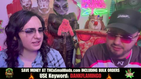 Bulk Wholesale Exotic Dank Glitterati $450 QP from THCA Small Buds! Dankin with the Flamingos Review