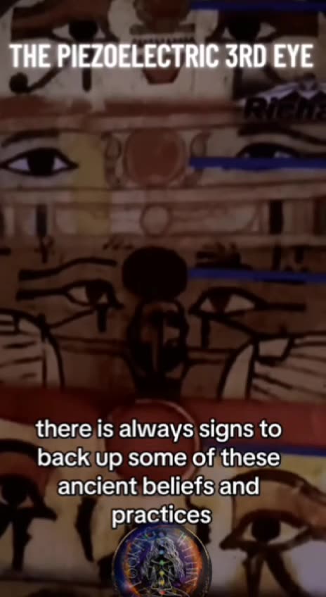 The piezoelectric 3rd eye...Did you know you have 2 crystals in your 🧠 brain?