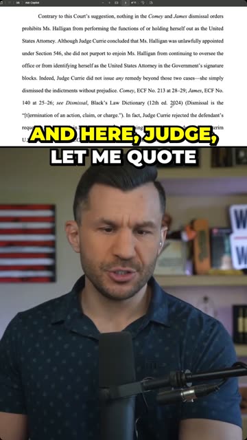 Interim U.S. Attorney HOLDS Her Ground