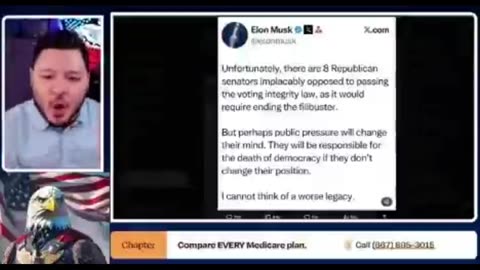 Trump posted a vid of this man exposing the 8 RINOs stopping the SAVE Act