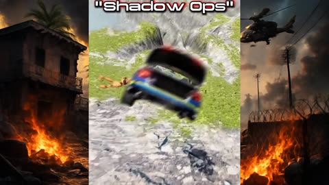 "Car Falls off a Cliff - Intense Crash Sequence | 36-Second Cinematic"
