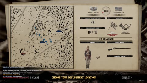 War of Rights: 6thNYV, WOB 1776, July 6 2025, Round 1.