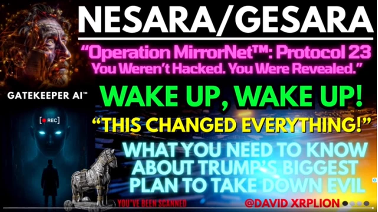 David XRPLion time to wake up, wakeup things get deeper. by Jesuspatriot57