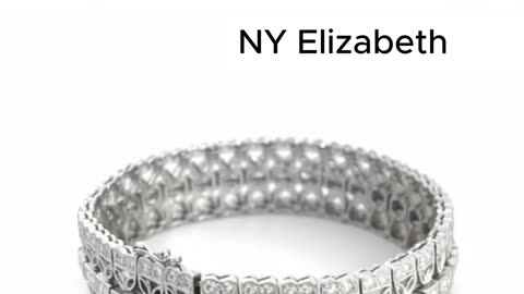 Diamond Floral Open-Work Bracelet