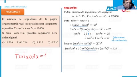 ANUAL ADUNI 2021 | Semana 16 | Trigonometría S2