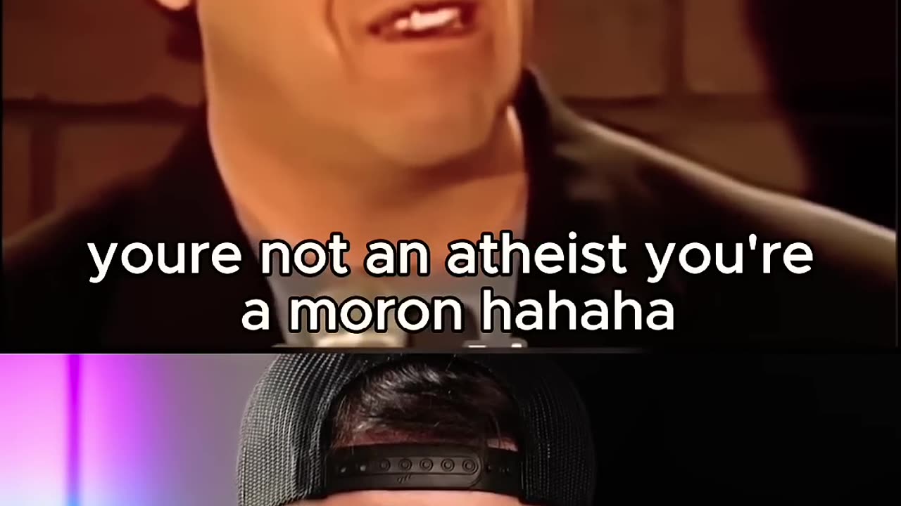 You're not an Atheist, you're a moron