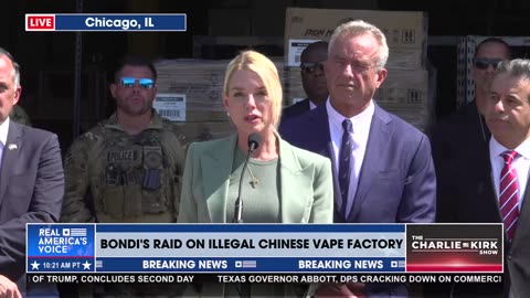 BONDI: TRUMP ADMIN CRACKS DOWN ON CHICAGO CRIME & CHINESE VAPE CRISIS