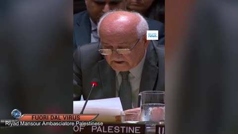 AMBASCIATORE PALESTINESE IN LACRIME AL CONSIGLIO DI SICUREZZA DELL’ONU Fuori dal Virus n.1542.SP