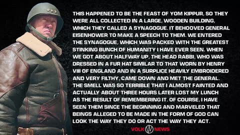 WWII General George S. Patton’s Quotes on jews