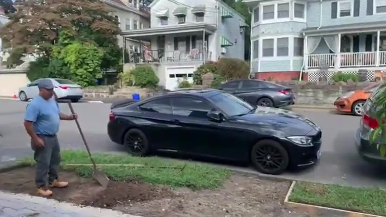 In america homeowners are responsible for the side walk in front of their property