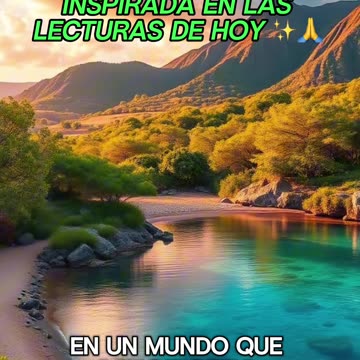 🙏✨Oración Inspirada en las Lecturas de Hoy ✨🙏