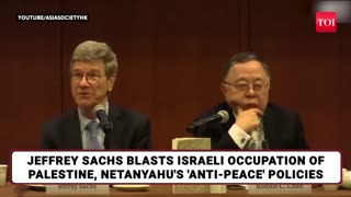 Jewish professor Jeff Sachs : Israel committing crimes.