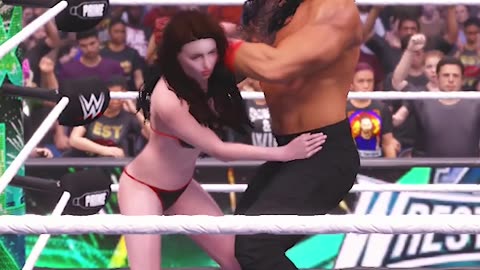 Roman Reigns Battles a Sexy Challenger! 💥 WWE 2K25 Showdown