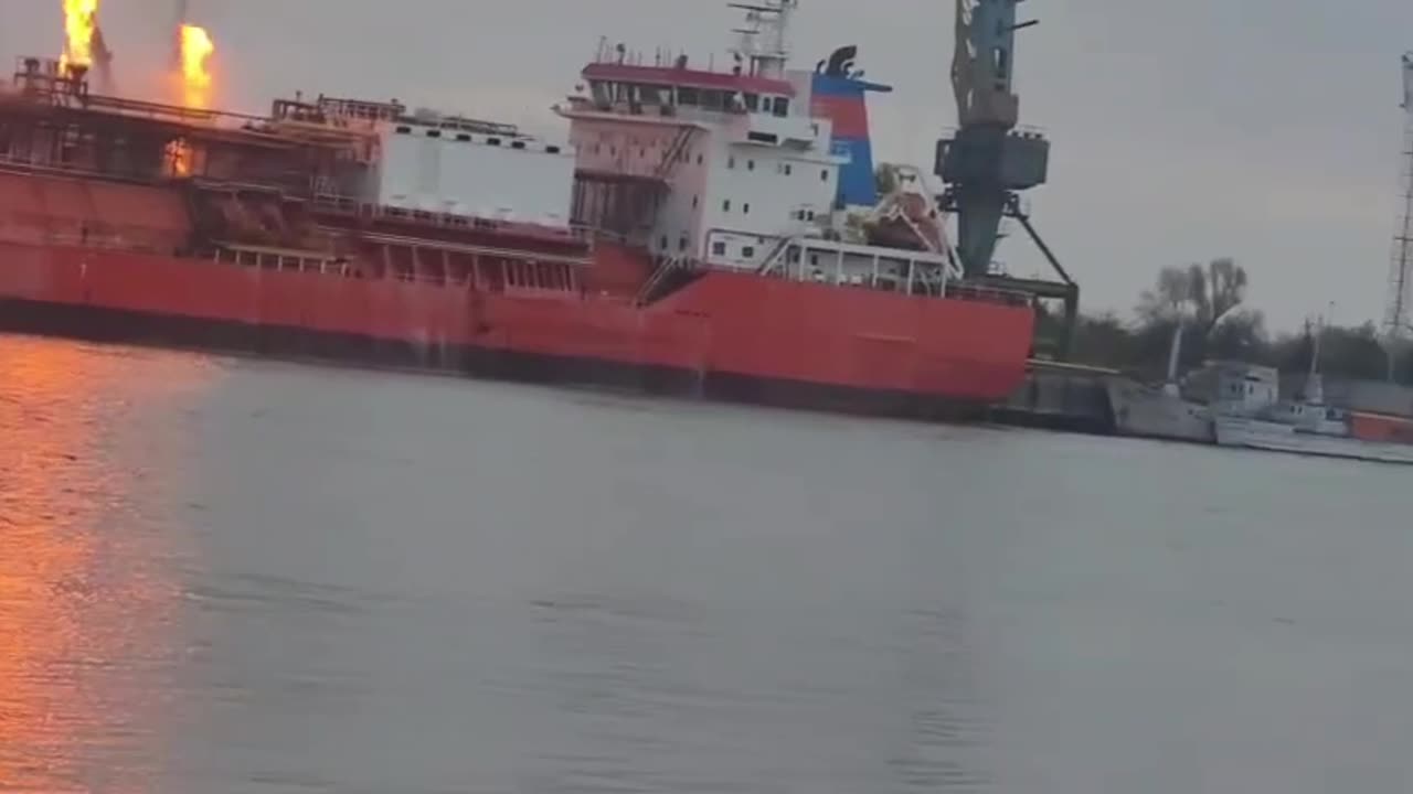 🇺🇦🇹🇷🇷🇴 Shahed attack on a Turkish ship carrying gas, which belongs to a private company,