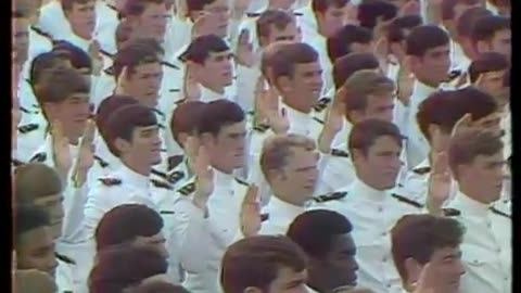President Carter at the Naval Academy Graduation