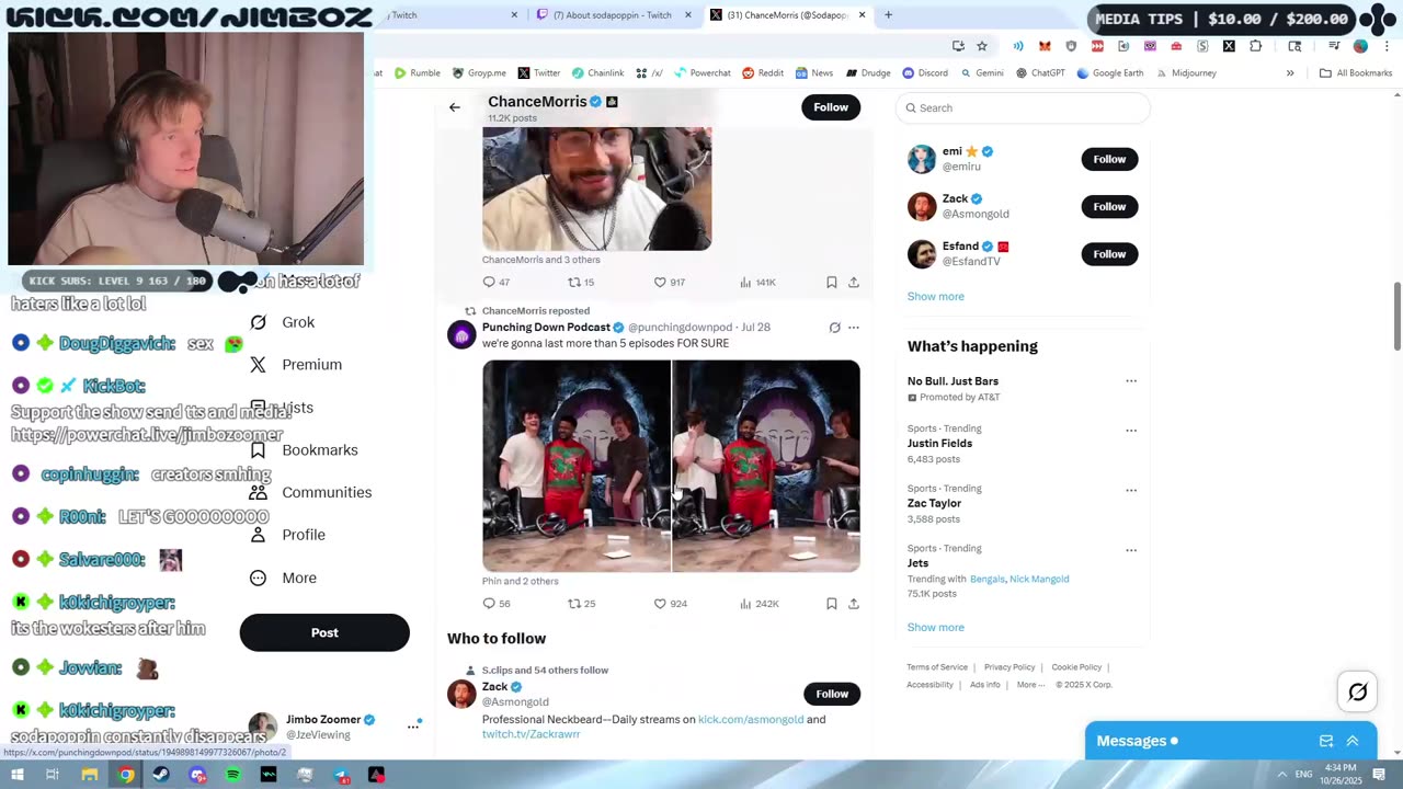 JimboZoomer reacts to Mizkifs response and other Twitch drama