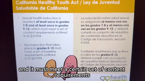 “Puberty Talk” curriculum at Woodland Unified School District in California.