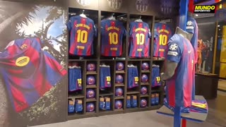 At the Barça store, the jersey with Lamine Yamal's 🔟 is already available