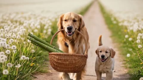 Puppy Trains Tirelessly to Win the Swim Race and Make His Mama Proud with a Medal 🏊‍♂️🐶🥇❤️