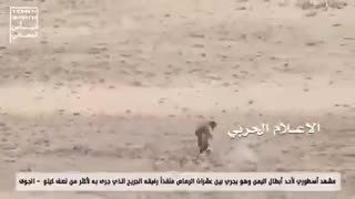 Houthi fighters would never abandon his comrade