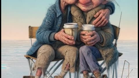 Title: Ice Fishing Dad Joke Cracks Up! ❄️😂 #DadJokes