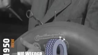 Vor über 70 Jahren gab es fast unzerstörbare Gummireifen und heute wissen nur die wenigsten davon.