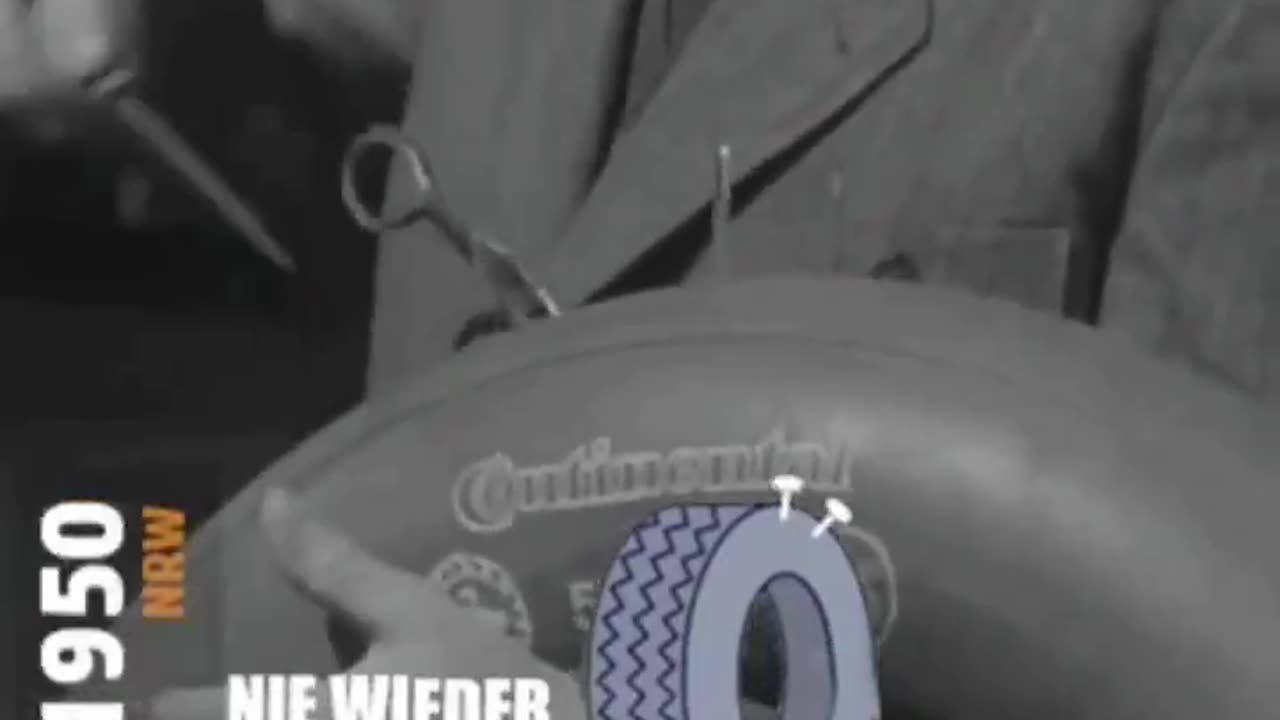 Vor über 70 Jahren gab es fast unzerstörbare Gummireifen und heute wissen nur die wenigsten davon.