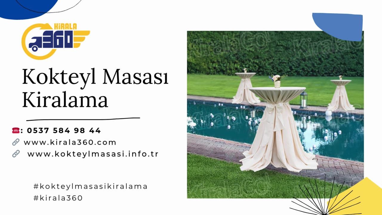 Kokteyl Masasi Kiralama