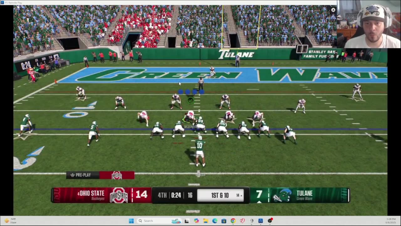 College Football stream.