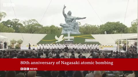 Ceremony held in Nagasaki to mark 80th anniversary of atomic bombing | BBC News