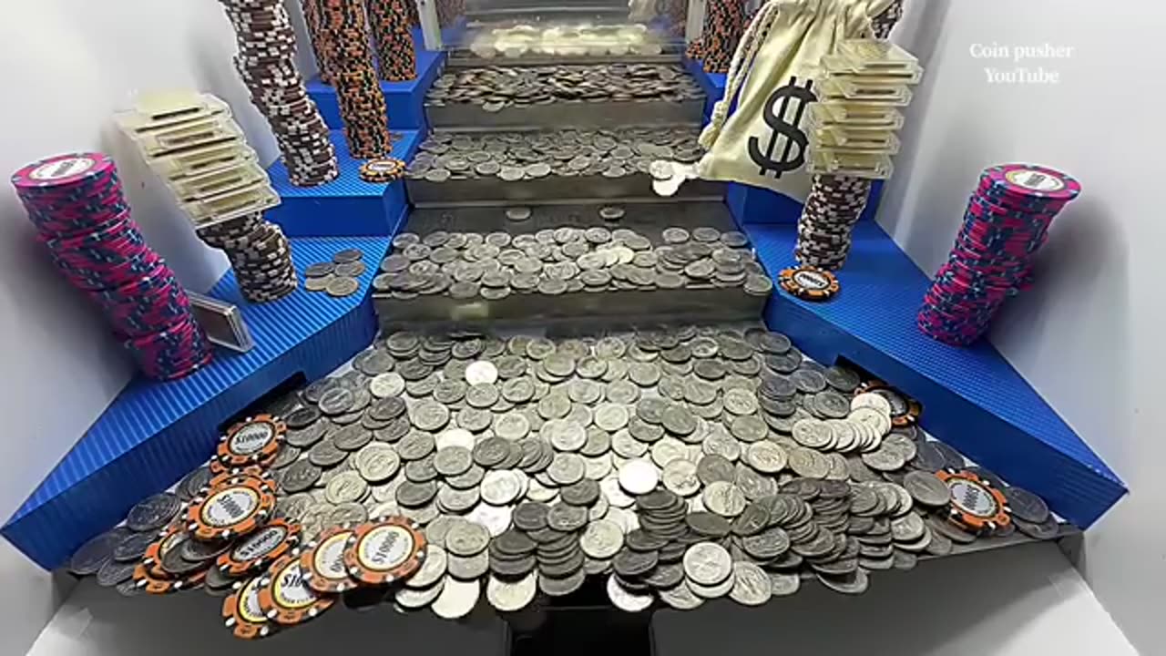Returned the $500$1000 chip high limit coin pusher