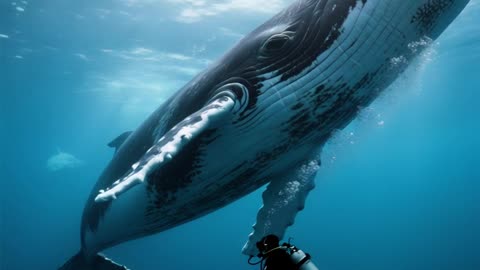 Scubadiver vs Whale