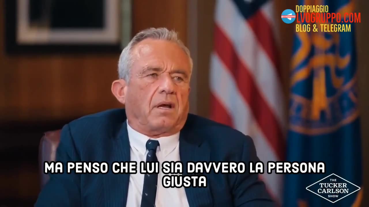 DUB/ITA - Intervista Bomba di Tucker Carlson al segretario HHS, Robert Kennedy JR