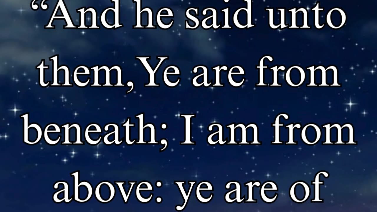 John 8:23