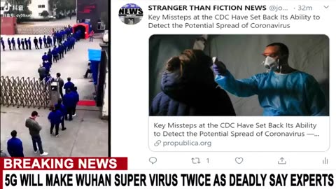 5G WILL MAKE SUPERVIRUS TWICE AS DEADLY - EPIDEMIC GROWS - STOCKS CRASH