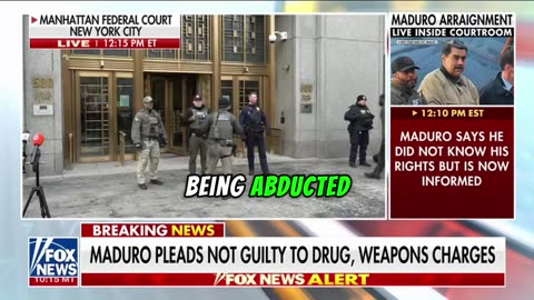 Maduro Pleads Not Guilty to U.S. Drug and Weapons Charges Carrying Life Sentence