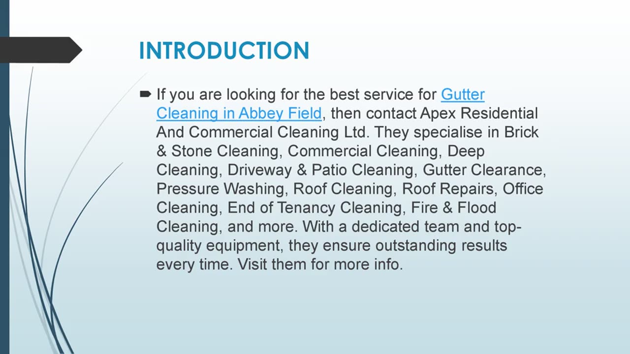 Best Gutter Cleaning in Abbey Field
