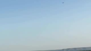 SAM Explodes Next to Long-Range Attack Drone But Has No Effect