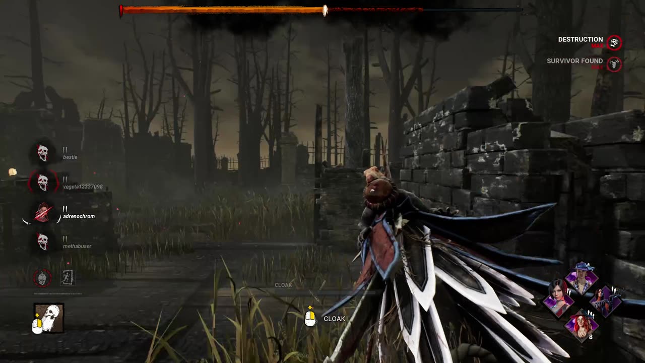 DbD - good Wraith game, Circus map (Father Campbell's)