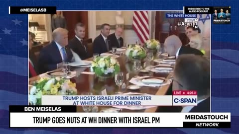 Trump GOES NUTS at WH Dinner with ISRAEL PM