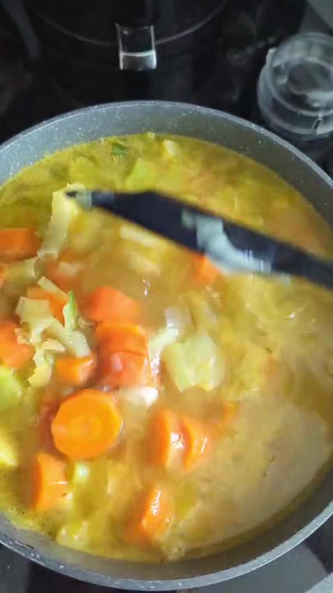 Carrot and ginger cream soup perfect for warmin after a cold autumn day