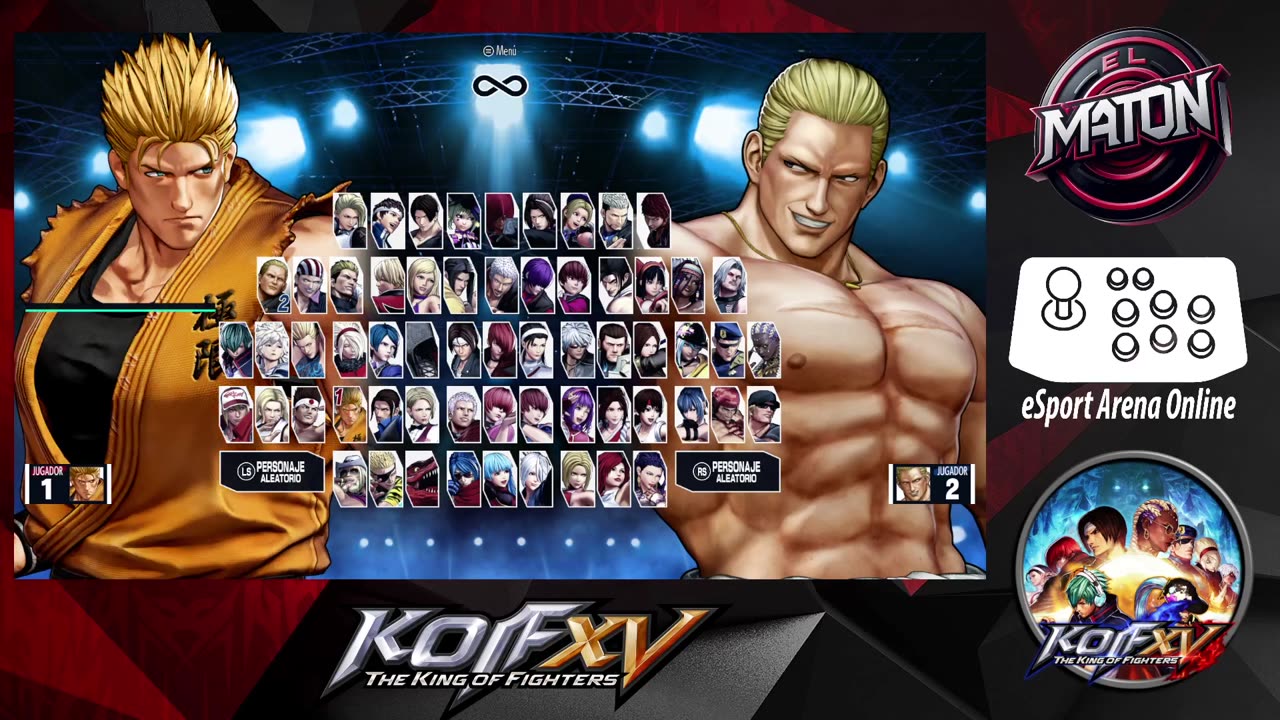 The King OF Fighter XV • P1 "JhonnyWeapons" VS P2 "ElMaton" - (19/03/2025) #casualplay #parsec