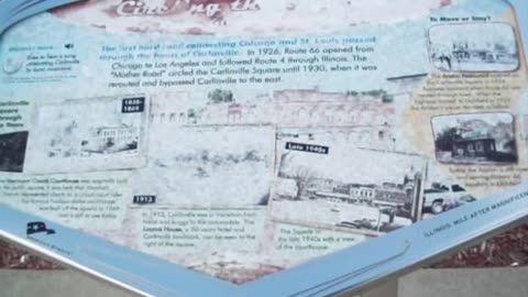 Circling The Square Route 66 In Carlinville