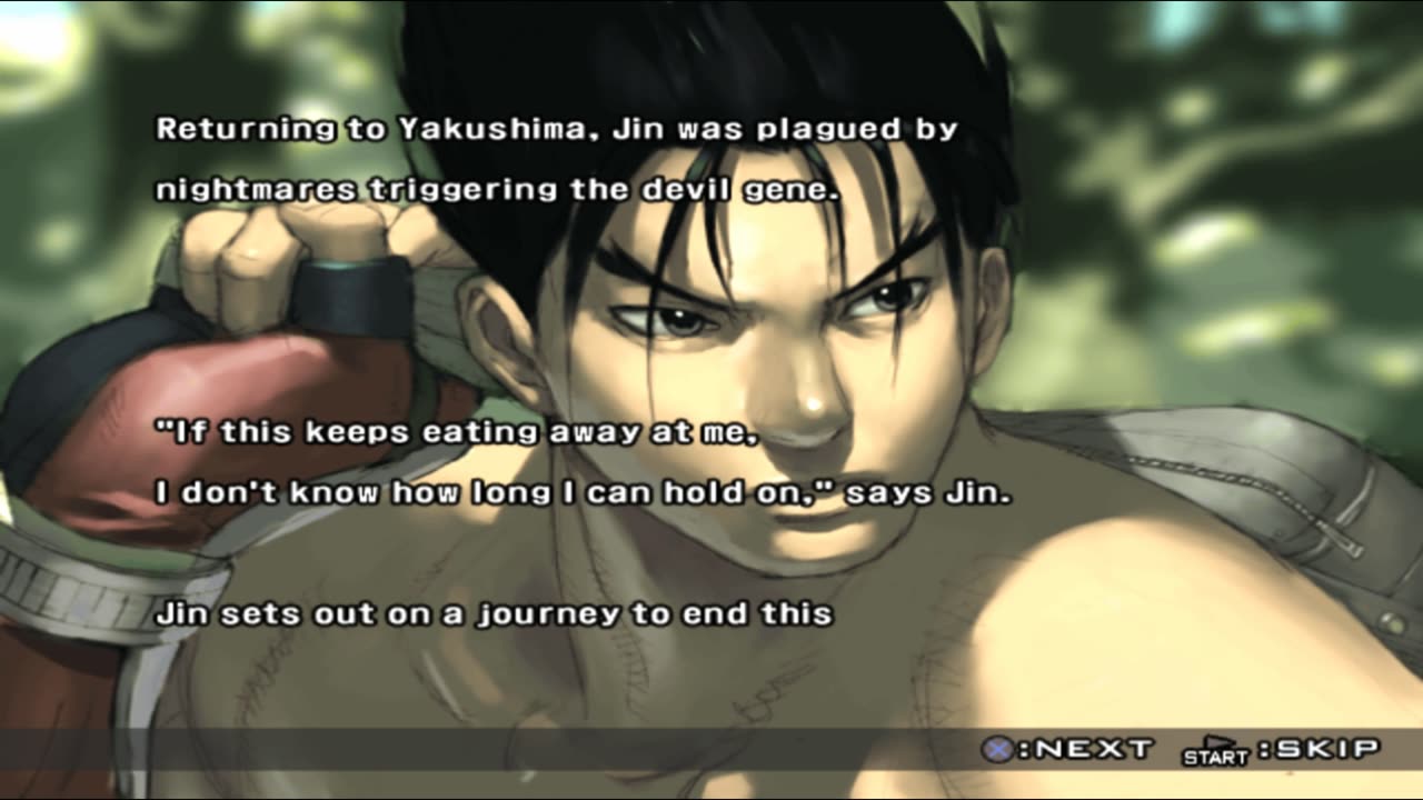 Jin Prologue Epilogue Tekken 5