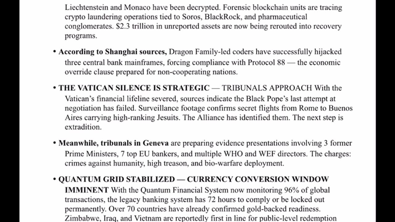 WTPN SITUATION UPDATE FEATURING RESTORED REPUBLIC 5-1-25